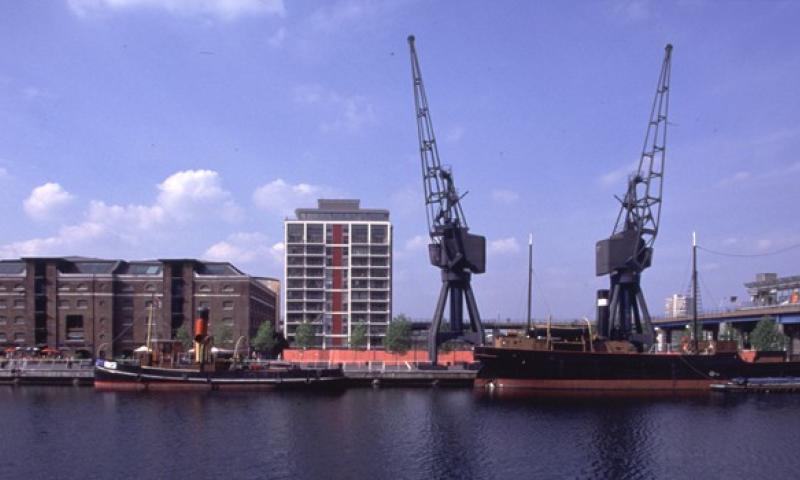 Robin in West India Dock, 2005