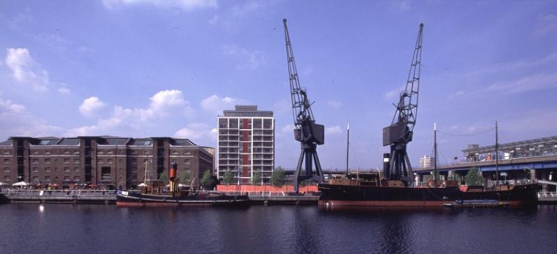 Robin in West India Dock, 2005