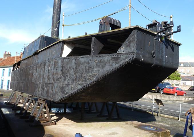 Bertha ashore