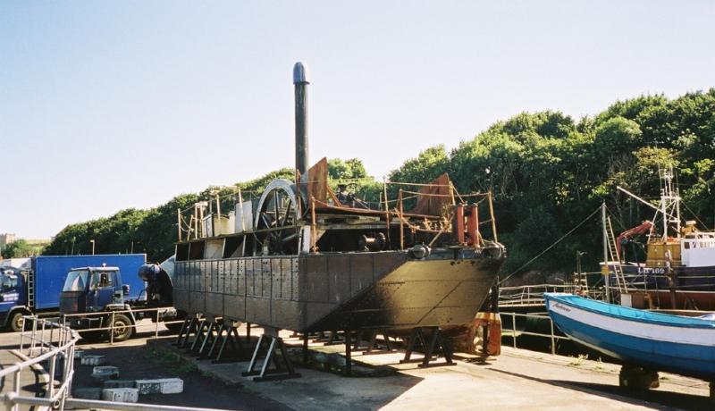 Bertha out of the water