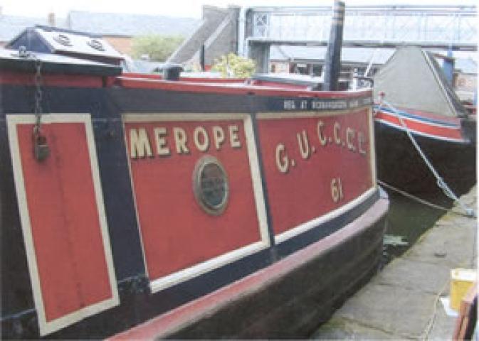 MEROPE - narrow boat at Ellesmere Port