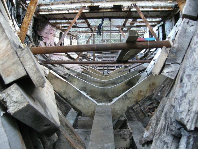 Pilgrim being restored