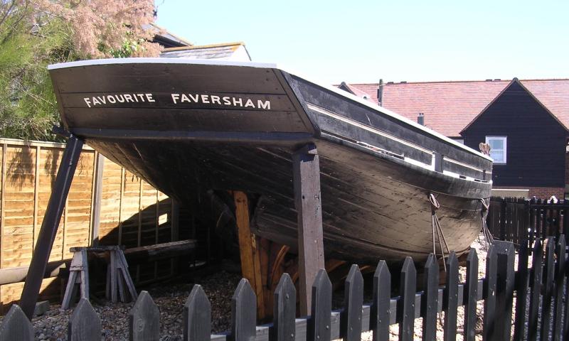 Favourite - view of the stern