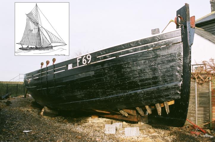 Favourite - finished hull, inset 1800