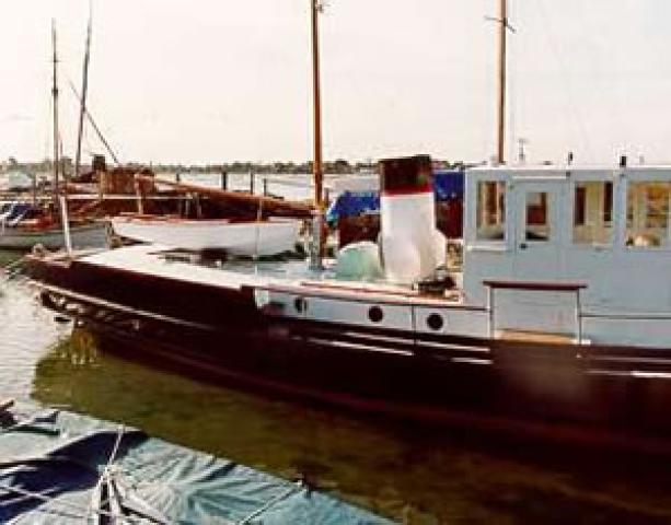 BLACK BEAUTY - starboard side amidships looking aft.