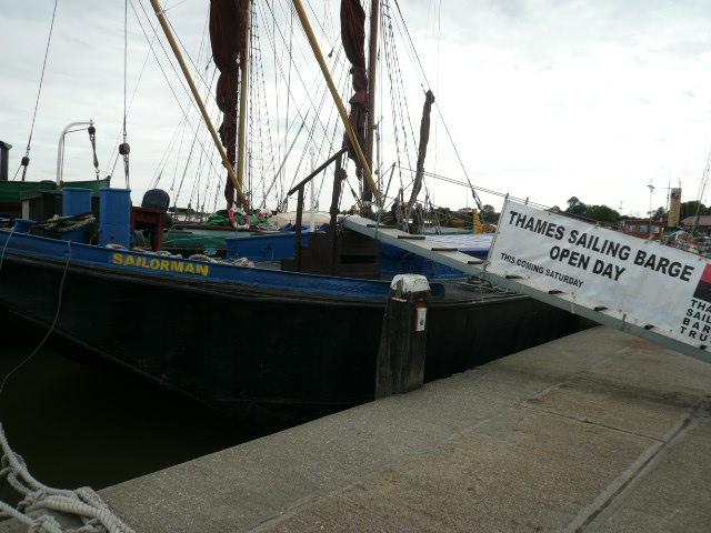 Sailorman - moored next to Pudge, Maldon