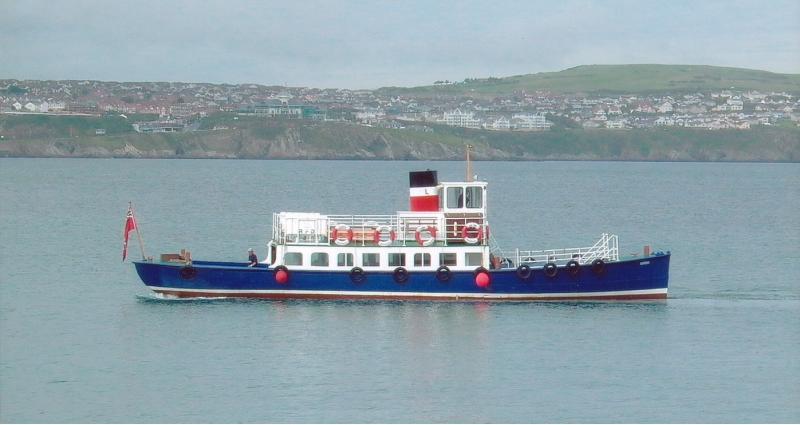 Karina under way - starboard side