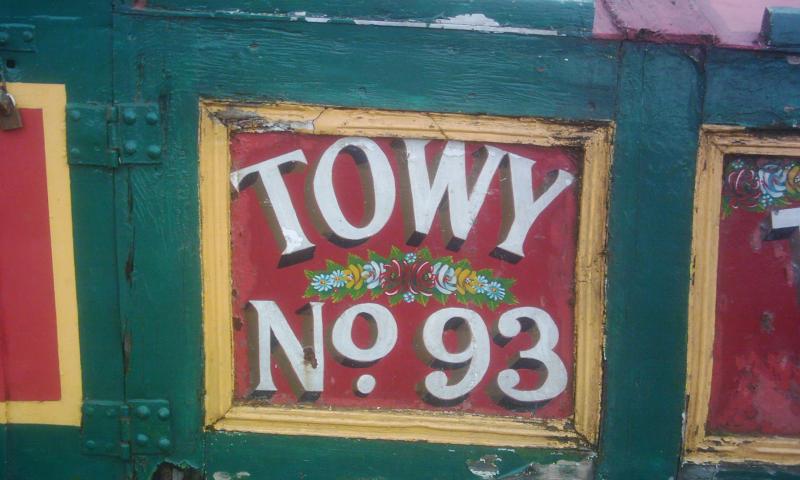 Towy - name plate