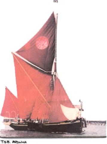 Ardwina at sea