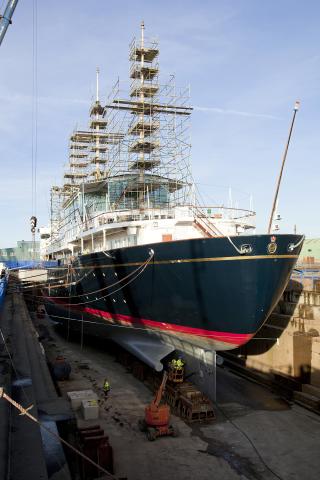 Photo Comp 2012 entry: RY Britannia - in dry dock