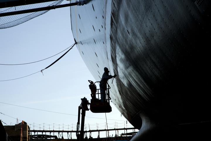 Photo Comp 2012 entry: RY Britannia - in dry dock3