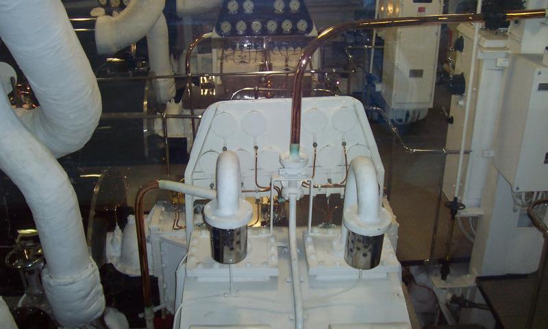 Royal Yacht Britannia - engine room
