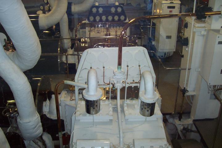 Royal Yacht Britannia - engine room