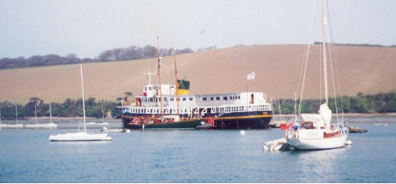 Egremont in Salcombe harbour - port side