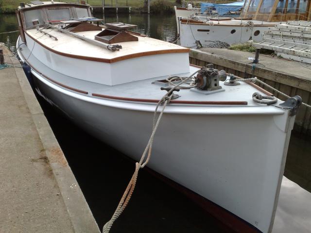 starboard side bow view