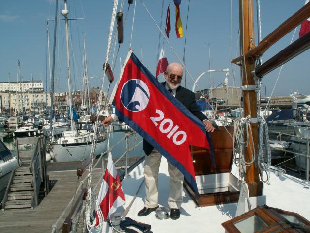 The owner of Sheemaun with her flagship pennant.