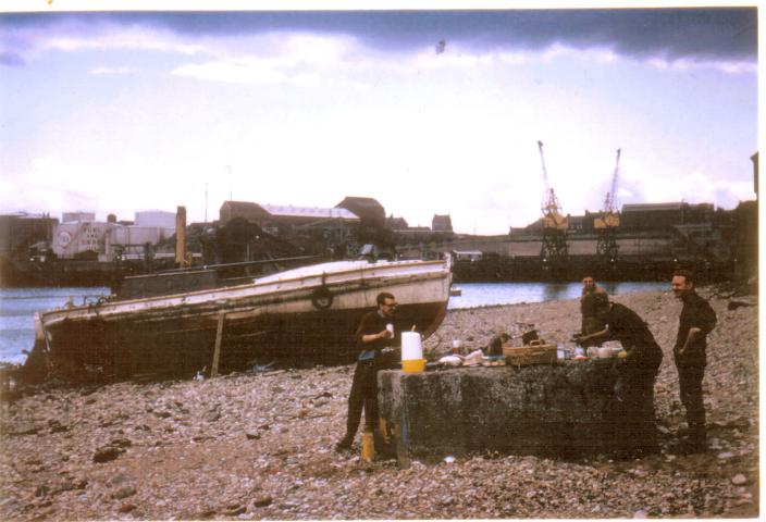 Starboard side, taken about 1966/67