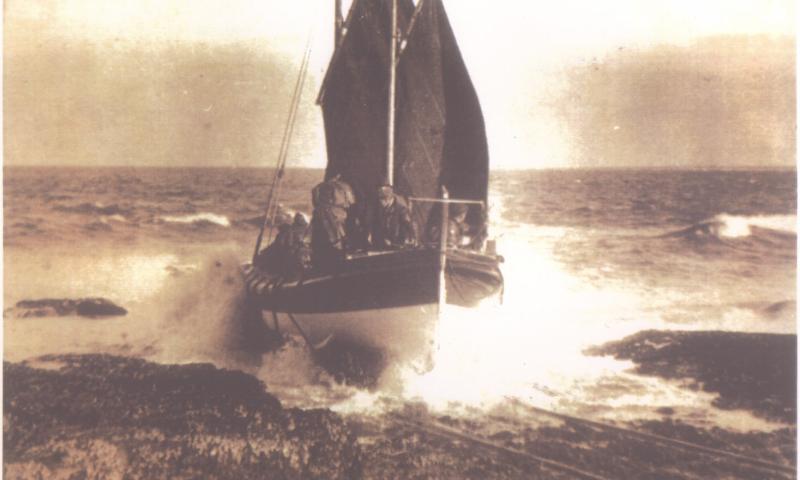Chapman being launched