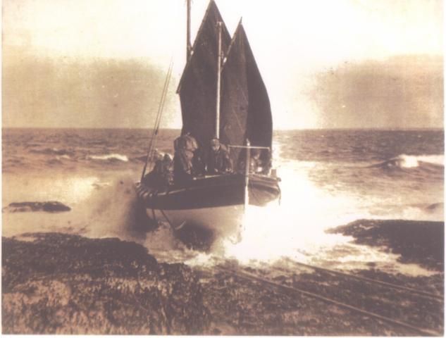 Chapman being launched