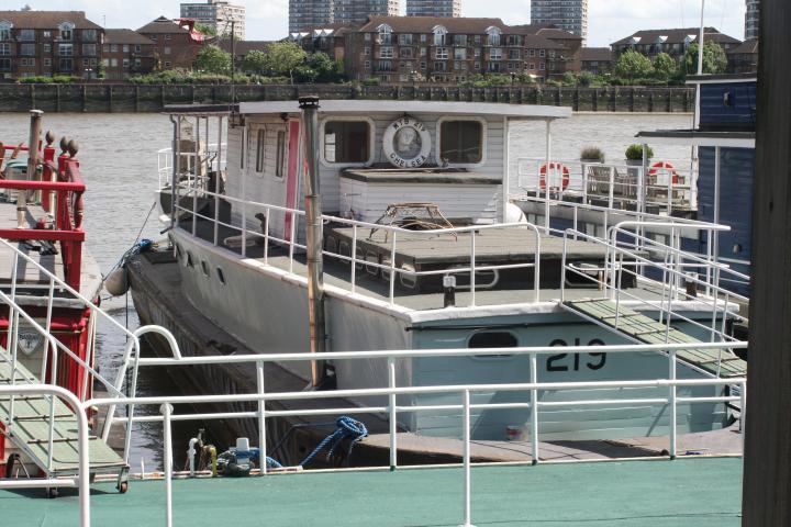 MTB 219 - Taken on the tidal Thames at Chelsea.