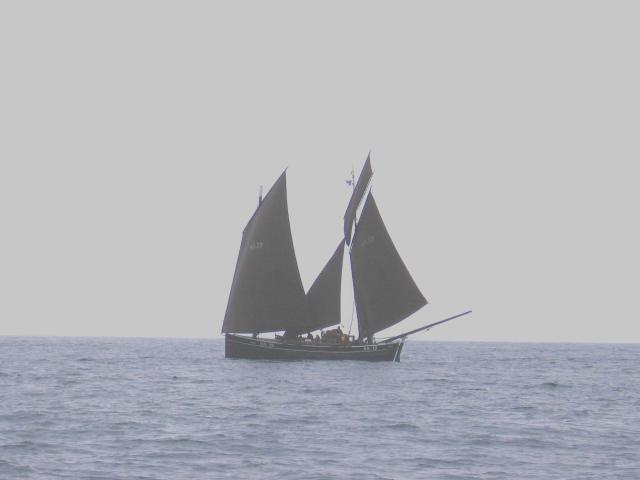 Ripple - under sail off St Ives