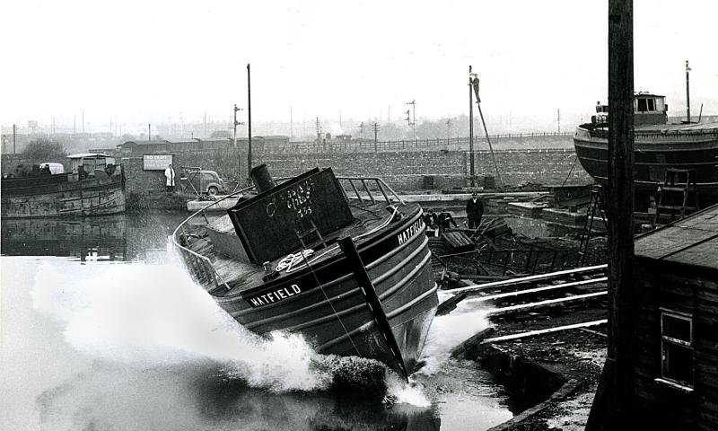 Hatfield being launched