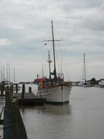 Meridies moored in Southwold