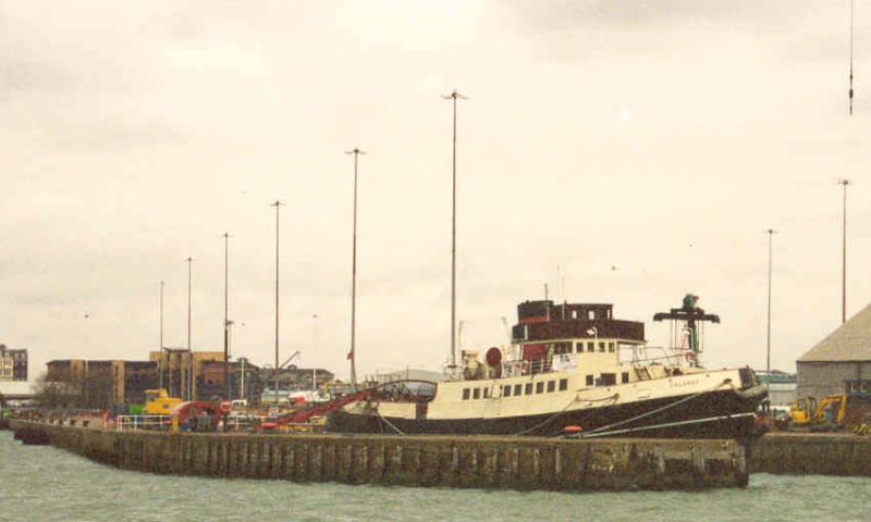 Calshot - moored in Southampton Docks