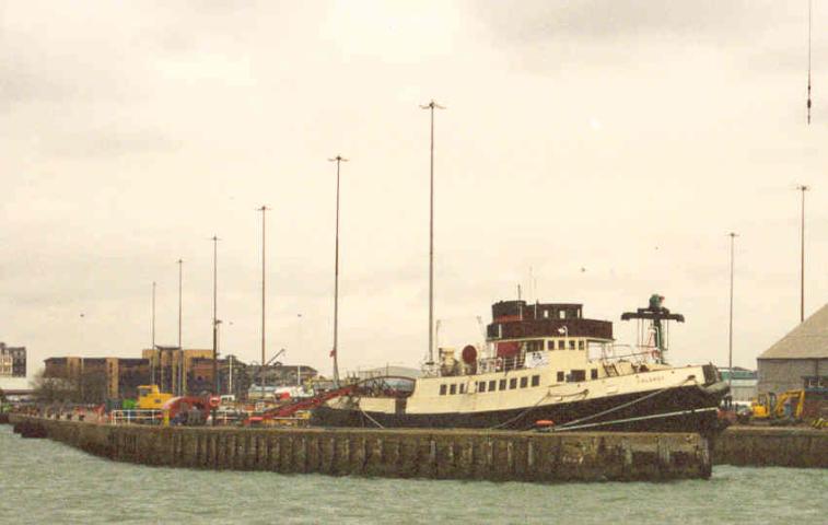 Calshot - moored in Southampton Docks