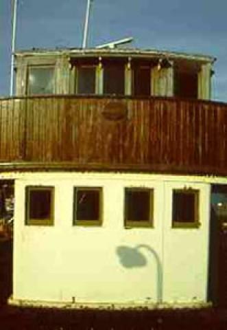 Calshot - wheel house from upperdeck. Ref: 95/12/3/10