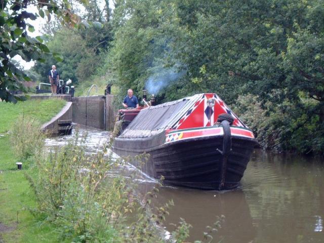 Swallow under way - bow view