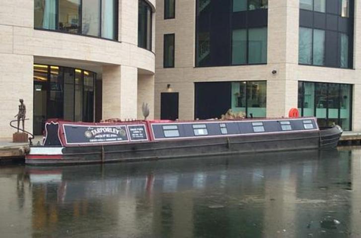  Tarporley moored at Kings Place