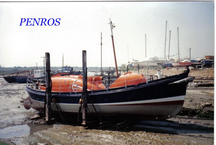 PENROS on legs, starboard side view.