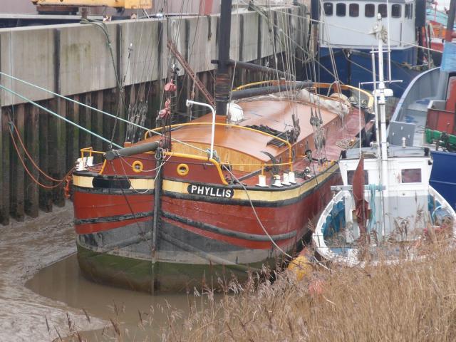 bow view, docked