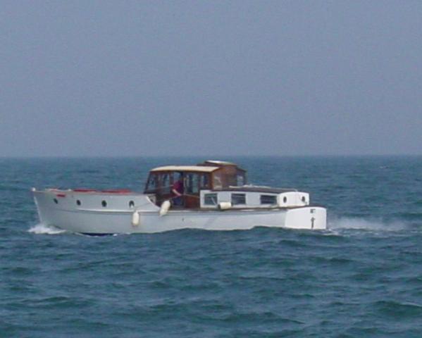 At sea,port side