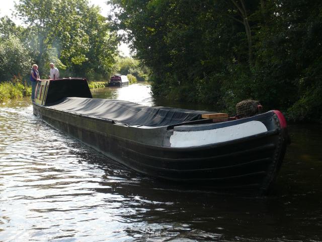 Dove under way - starboard bow looking aft