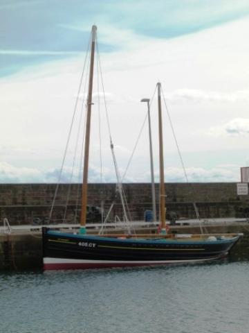 St Vincent - starboard view, masts