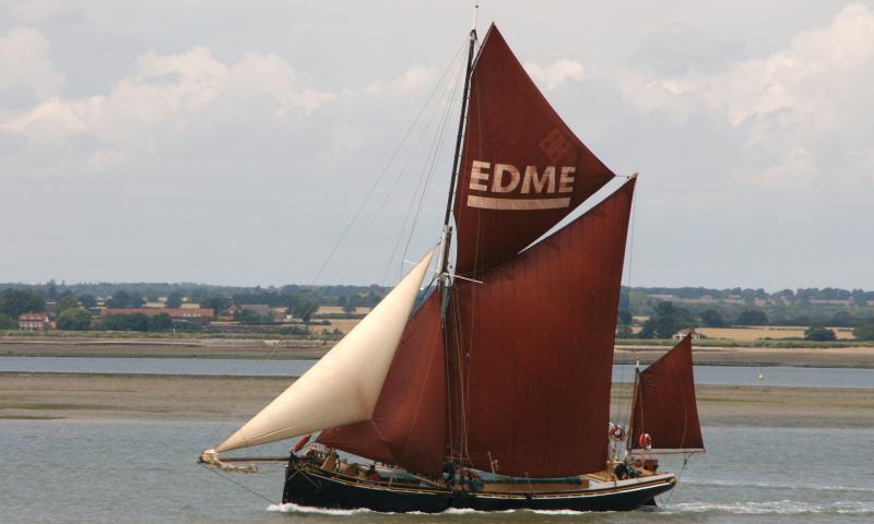 Edme - port side view, underway, Essex.