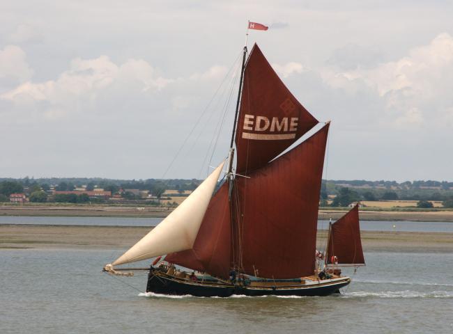 Edme - port side view, underway, Essex.