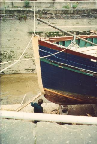 LYONESSE in Gloucester drydock