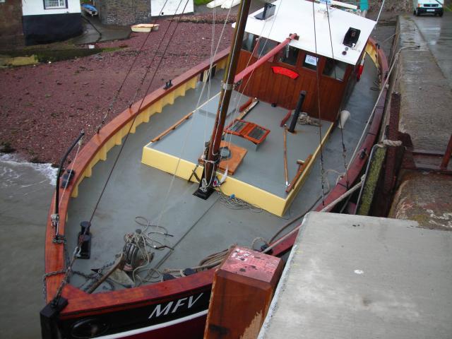 MFV 74 overall deck view from bow