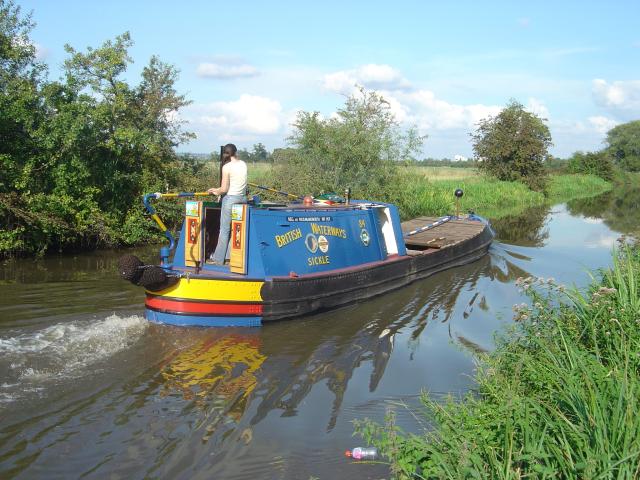 from astern, starboard side