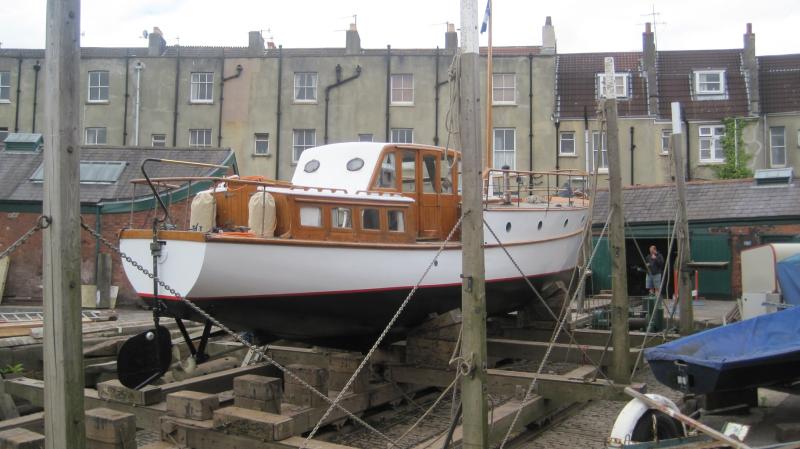 Flashing Stream - stern view starboard side