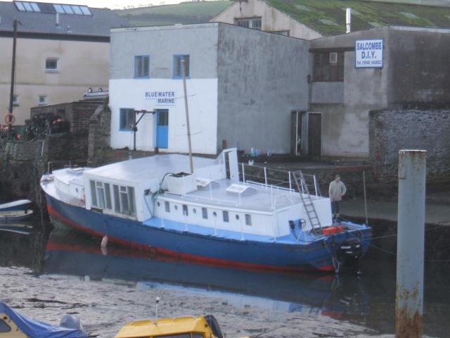 Hospital Boat No 67 - port quarter looking forwards