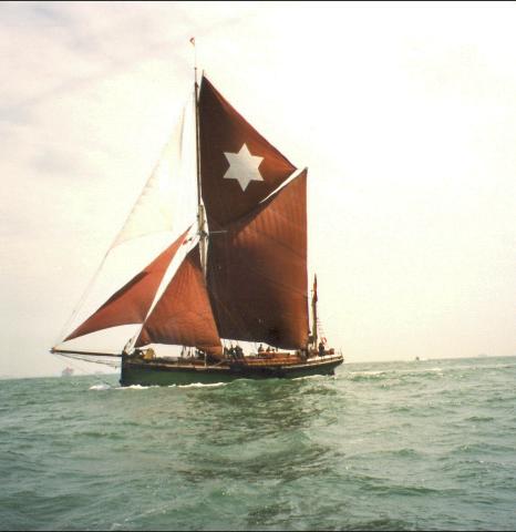 KITTY - under sail. Port side.