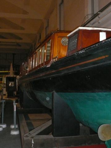 Donola - looking aft, in storage