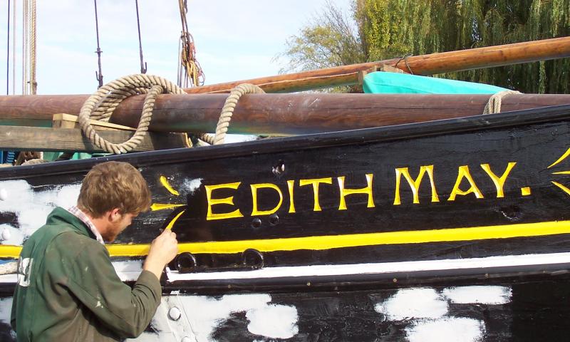 Painting on the Edith May