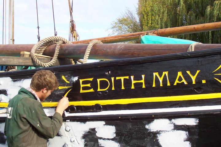 Painting on the Edith May