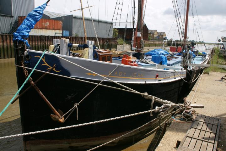 Lady Jean - port side, bow