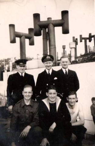 crew members - VE day